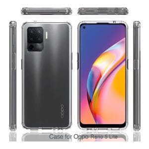 Carcasa oppo reno 5 lite transparente antigolpe