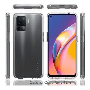 Carcasa oppo reno 5 lite transparente antigolpe