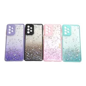 Carcasa samsung a52 glitter proteccion camara