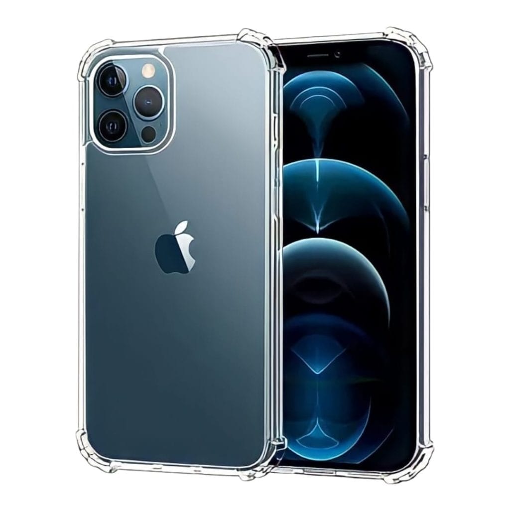 Carcasa iphone 12 pro transparente antigolpe