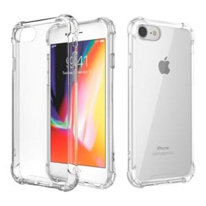 Carcasa iphone 7-8 plus transparente antigolpe