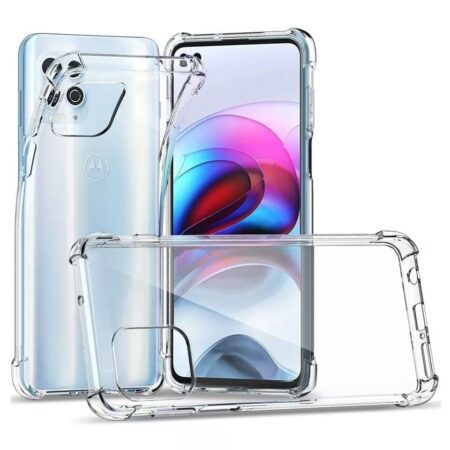 Carcasa motorola g100 transparente antigolpe