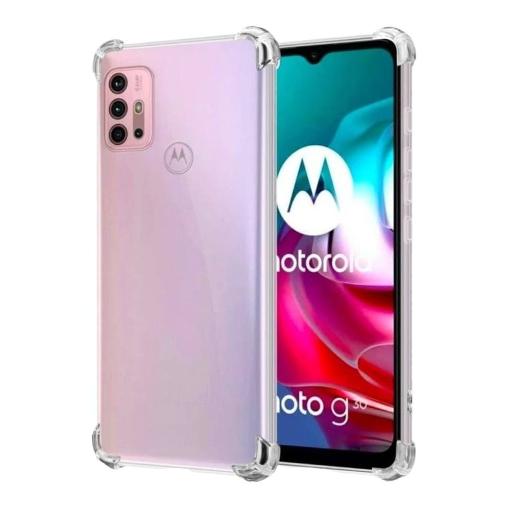 Carcasa motorola g20 transparente antigolpe