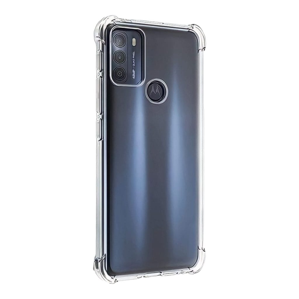 Carcasa motorola g60 transparente antigolpe