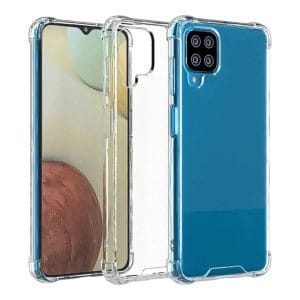 Carcasa samsung a12 transparente antigolpe reforzada