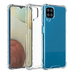 Carcasa samsung a12 transparente antigolpe reforzada