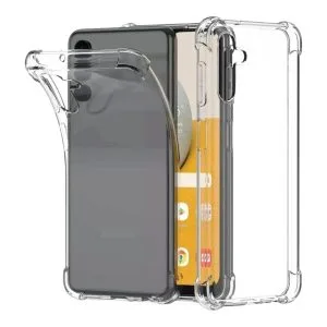 Carcasa samsung a13 5g transparente antigolpe reforzada