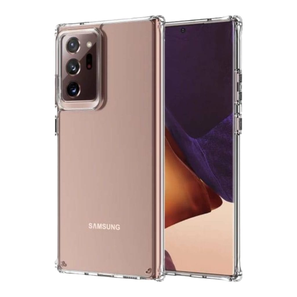 Carcasa samsung note 20 ultra transparente antigolpe reforzada