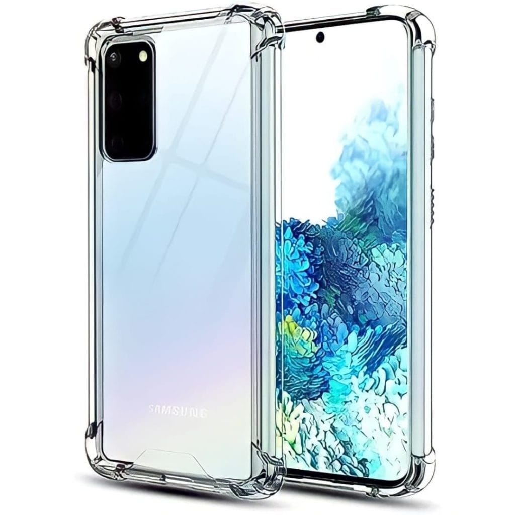 Carcasa samsung s20 plus transparente antigolpe reforzada