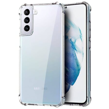 Carcasa samsung s21 transparente antigolpe reforzada