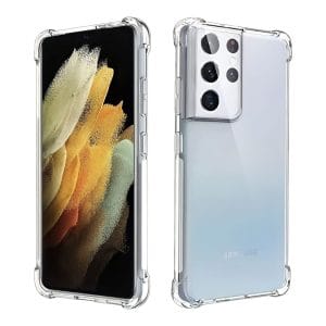 Carcasa samsung s21 ultra transparente antigolpe reforzada