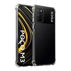 Carcasa xiaomi poco m3 transparente antigolpe