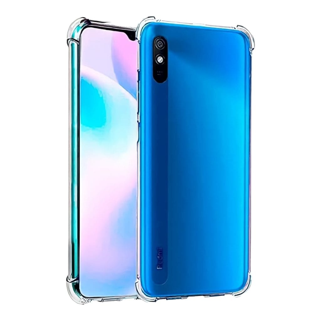 Carcasa xiaomi redmi 9a transparente antigolpe reforzada