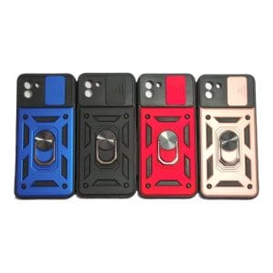Carcasa samsung a03 anillo antigolpe cubre camara