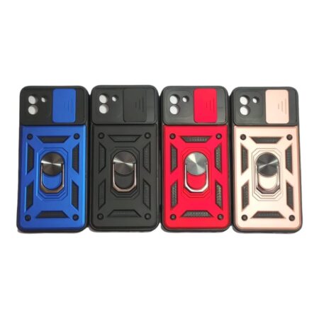 Carcasa samsung a03 anillo antigolpe cubre camara