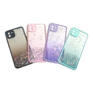 Carcasa samsung a03 glitter proteccion camara