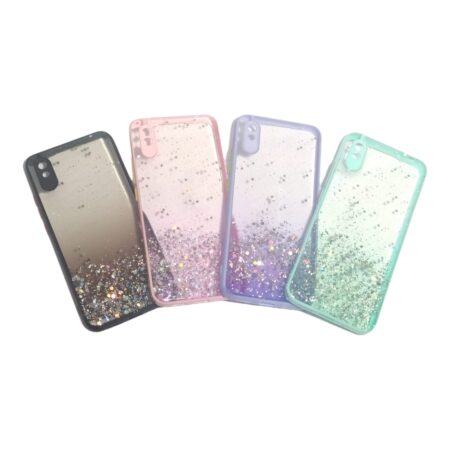 Carcasa samsung a03s glitter proteccion camara