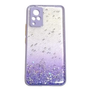 Carcasa vivo v21 4g-5g glitter proteccion camara - vista 2