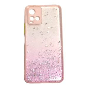 Carcasa vivo y21s glitter proteccion camara - vista 2