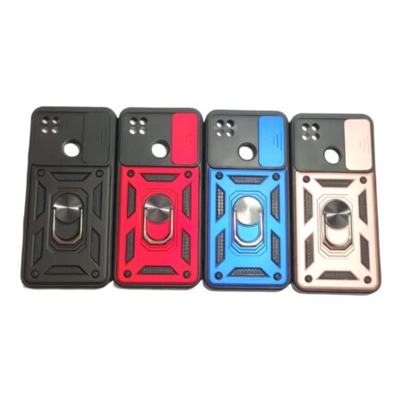 Carcasa xiaomi redmi 10a anillo antigolpe cubre camara