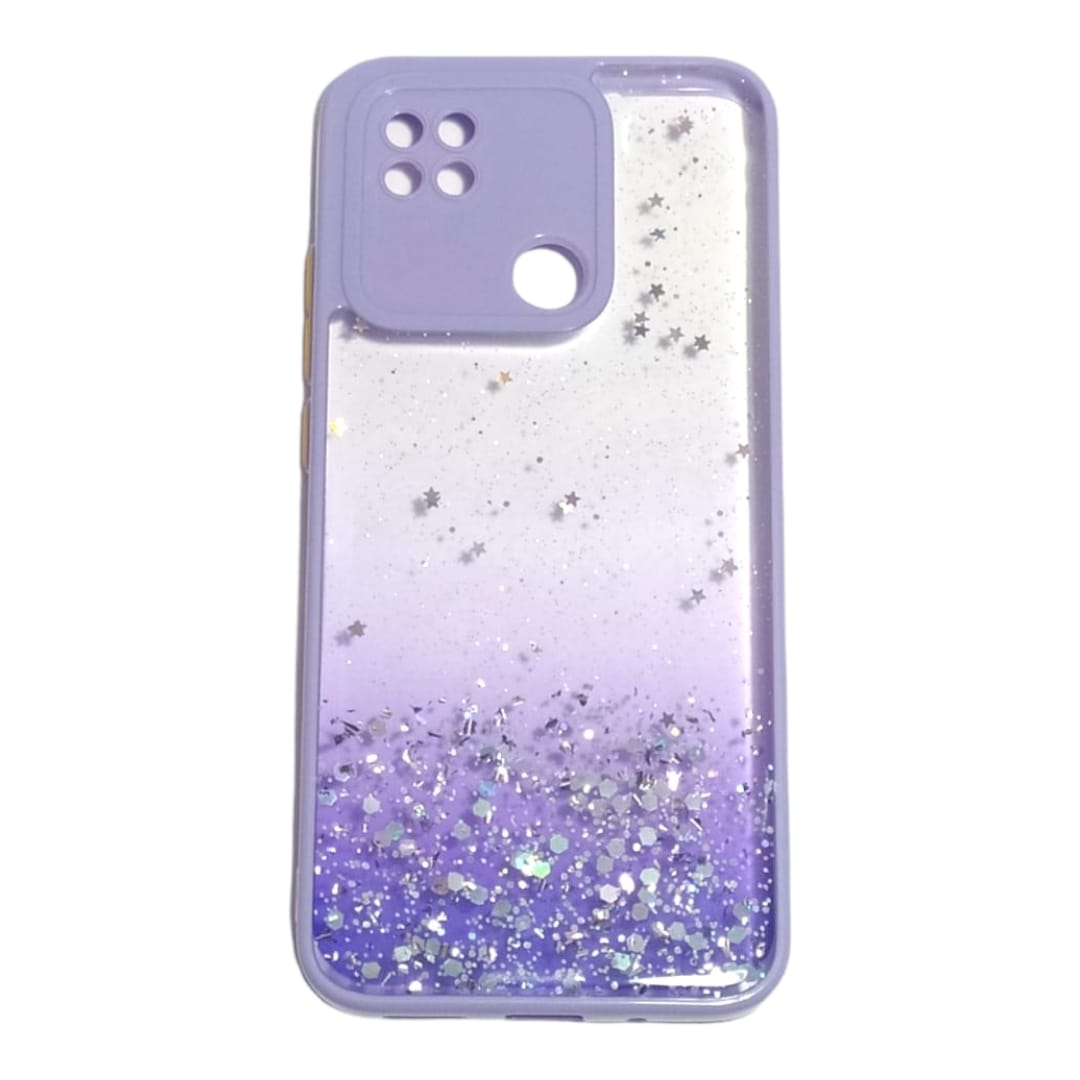 Carcasa Xiaomi Redmi 10a Glitter Proteccion Camara - SILICON AND CASES