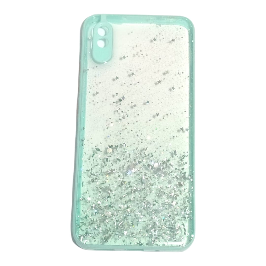 Carcasa Xiaomi Redmi 10a Glitter Proteccion Camara - SILICON AND CASES