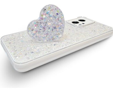 Carcasa para motorola g13 glitter incluye pop socket - vista 2