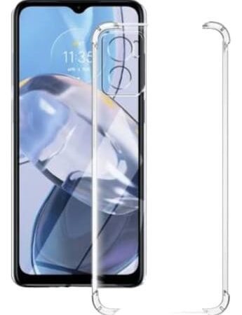Carcasa para motorola e22i transparente antigolpe