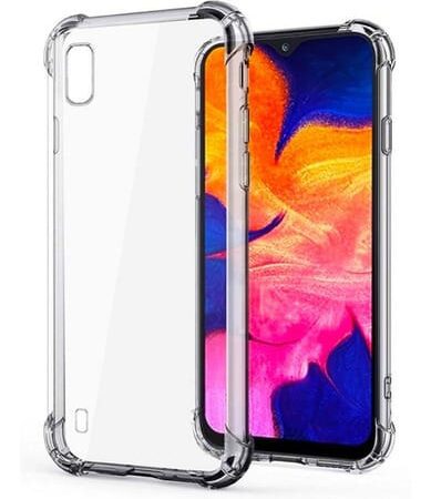 Carcasa compatible samsung a10 transparente antigolpe
