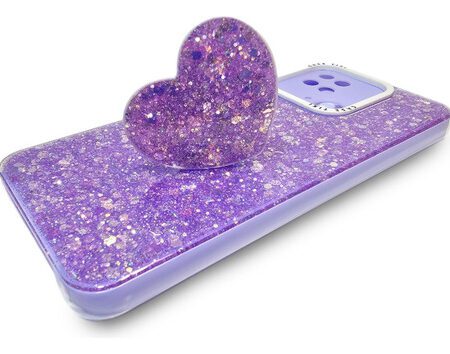 Carcasa para xiaomi redmi 10c glitter incluye pop socket - vista 2