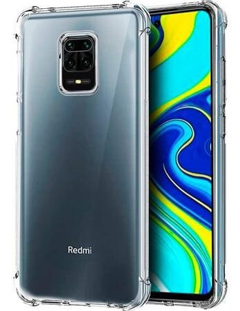 Carcasa para xiaomi redmi note 9 pro transparente antigolpe
