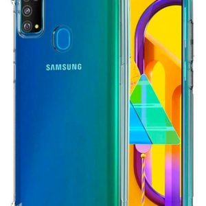Carcasa compatible samsung m31 transparente antigolpe