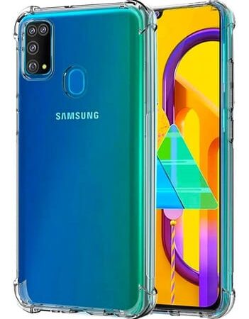 Carcasa compatible samsung m31 transparente antigolpe