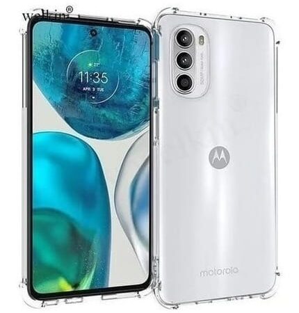 Carcasa para motorola e30 transparente antigolpe