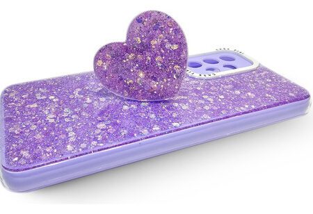 Carcasa para samsung a52s glitter incluye pop socket - vista 2