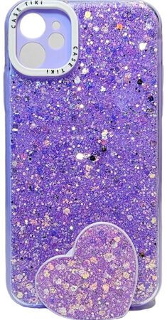 Carcasa para iphone 11 glitter incluye pop socket - vista 2