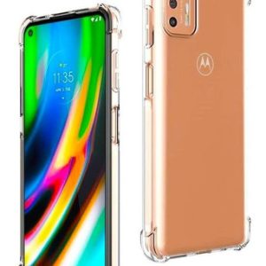 Carcasa para motorola g9 plus transparente antigolpe