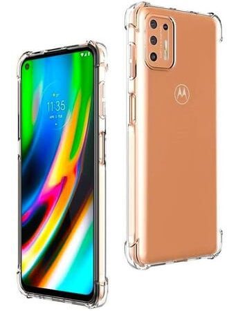 Carcasa para motorola g9 plus transparente antigolpe