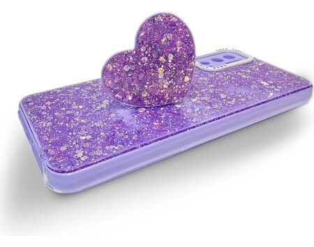Carcasa para xiaomi redmi note 10 5g glitter con pop socket - vista 2