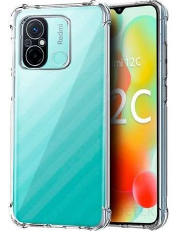 Carcasa para xiaomi redmi 12c transparente antigolpe