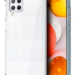Carcasa compatible samsung a42 transparente antigolpe