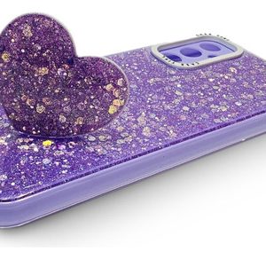 Carcasa para samsung a14 4g/5g glitter incluye pop socket - vista 2