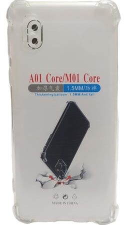 Carcasa compatible samsung a01 core transparente antigolpe - vista 2