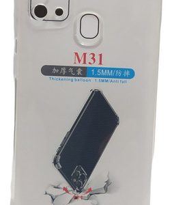 Carcasa compatible samsung m31 transparente antigolpe - vista 2