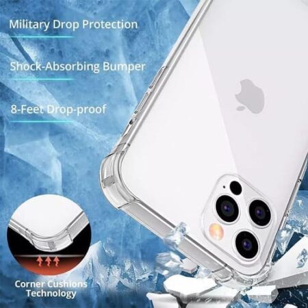 Carcasa para iphone 14 transparente antigolpe - vista 2