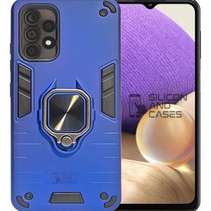 Carcasa para samsung a53 5g anillo antigolpe doble colores