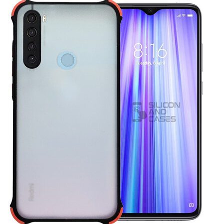 Carcasa para xiaomi redmi note 8 borde negro anti protec camara