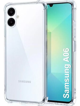 Carcasa transparente para samsung a06 antigolpe