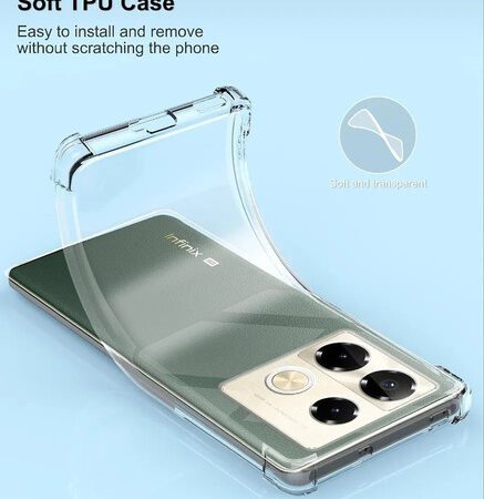 Carcasa transparente para infinix note 40 antigolpe - vista 2