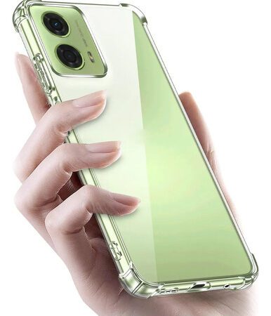 Carcasa transparente para motorola g05 antigolpe